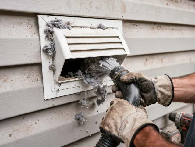 Professional dryer vent cleaning by French Valley Dryer Vent Cleaning in French Valley