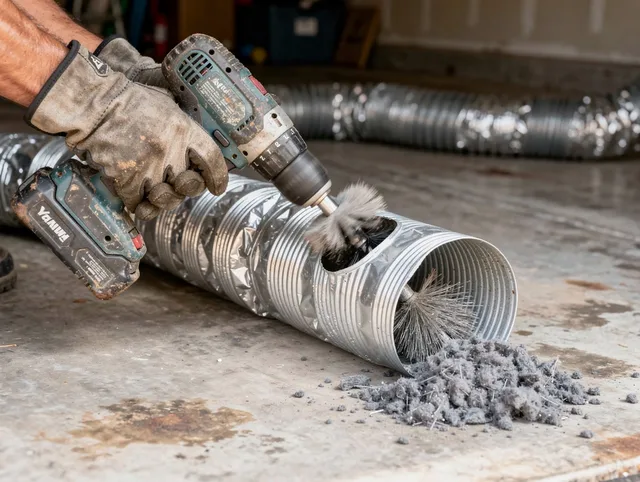 Professional duct cleaning by French Valley Dryer Vent Cleaning in French Valley