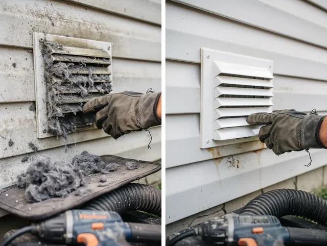 Residential dryer vent cleaning by French Valley Dryer Vent Cleaning in French Valley